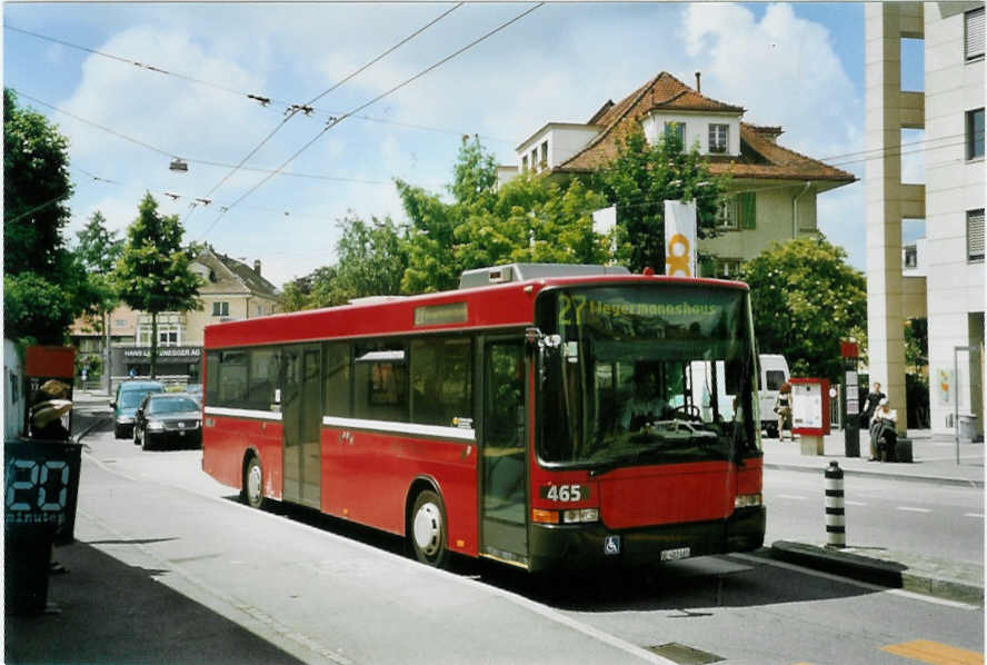 (095'403) - Dysli, Bern - Nr. 465/BE 483'465 - Volvo/Hess (ex Binggeli, Erlach Nr. 1) am 8. Juni 2007 in B�mpliz, Post