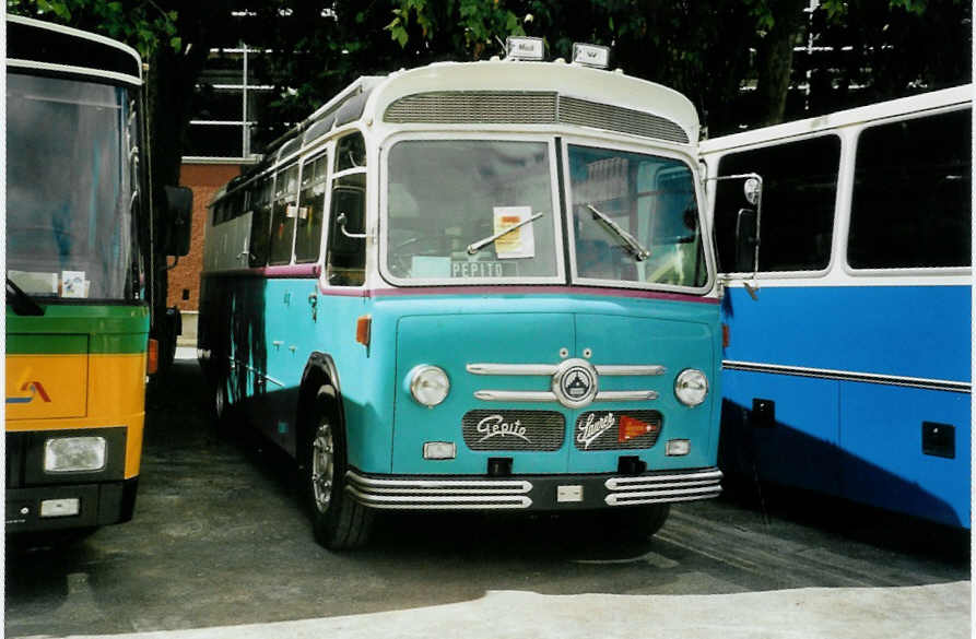 (095'534) - Pittet, Aigle - Saurer/Saurer (ex M+79'518; ex P 24'137; ex P 21'737) am 23. Juni 2007 in Aigle, Saurertreffen