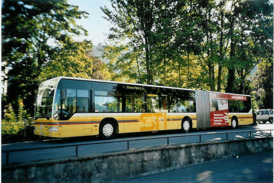 (096'108) - STI Thun - Nr. 108/BE 700'108 - Mercedes am 13. Juli 2007 bei der Schiffl�ndte Thun