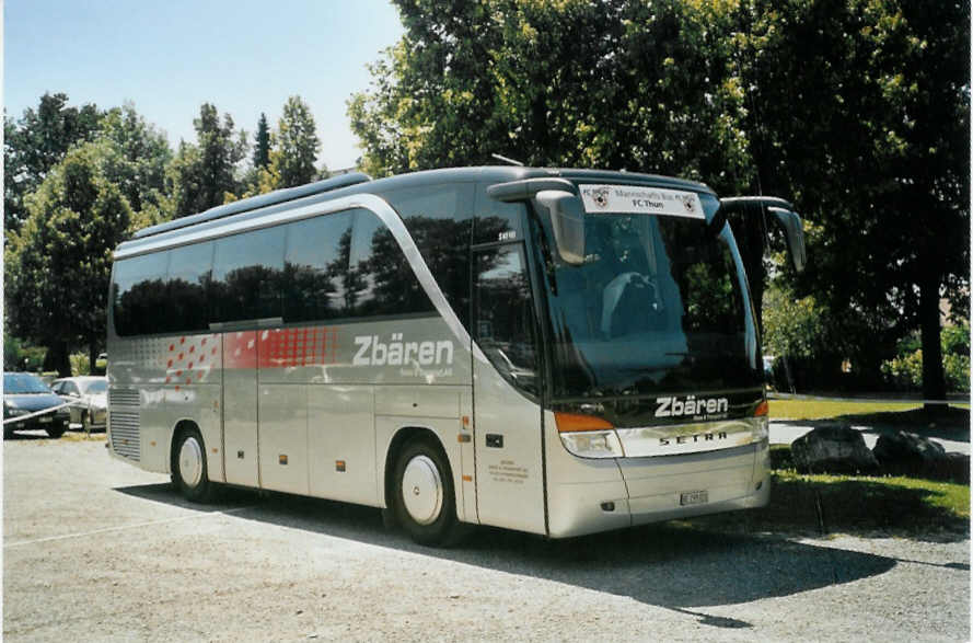 (097'004) - Zb�ren, Konolfingen - BE 298'020 - Setra am 4. August 2007 in Thun, Lachenwiese
