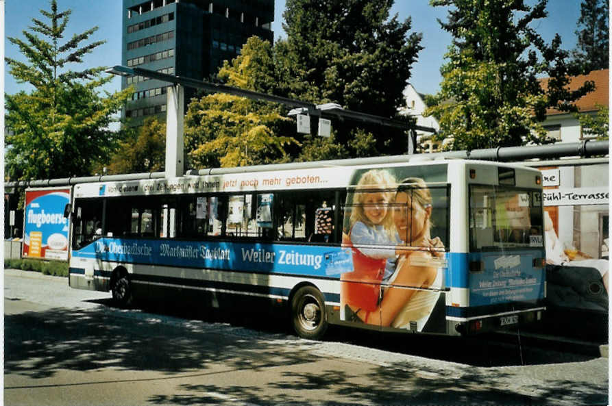 (097'107) - SWEG Lahr - FR-H 1415 - Mercedes am 6. August 2007 beim Bahnhof L�rrach