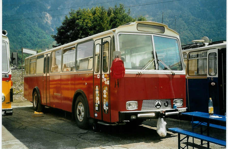 (097'402) - Aus der Schweiz: Niederer F., Langwiesen - ZH 527'611 - Saurer/T�scher (ex Sol�r+Fontana, Ilanz) am 18. August 2007 in Schaan, Wohnbustreffen