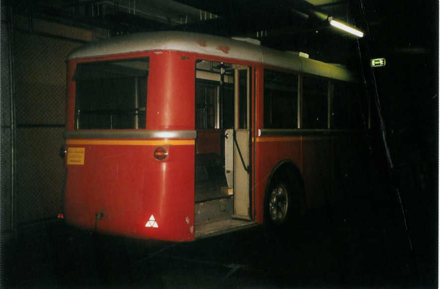 (098'625) - AS Engi - Nr. 42 - Moser/R&J Personenanh�nger (ex AAGG Gossau; ex WV Winterthur Nr. 161) am 15. September 2007 in Winterthur, Depot Gr�zefeld