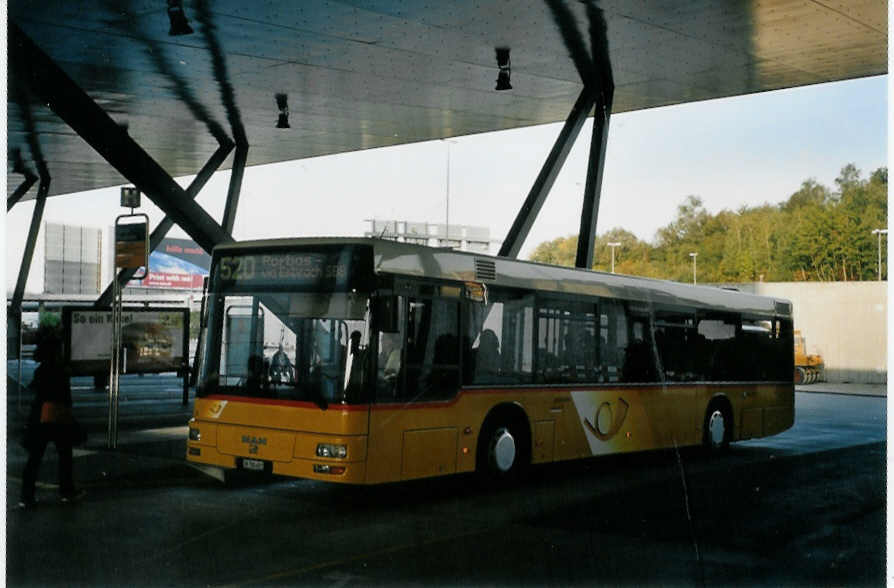 (098'716) - PostAuto Z�rich - Nr. 3/ZH 780'682 - MAN (ex P 25'596) am 15. September 2007 in Z�rich, Flughafen