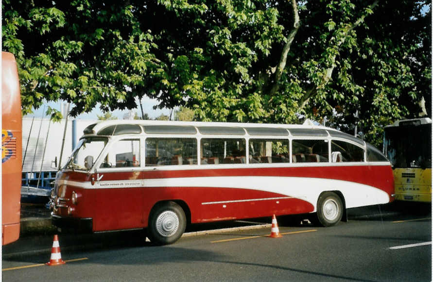 (098'734) - K�lin, M�riken - SZ 37'900 - Saurer/Saurer (ex Groth, D�llikon; ex AVG Grindelwald; ex AWA Amden Nr. 2) am 22. September 2007 in Thun, Gwattstrasse