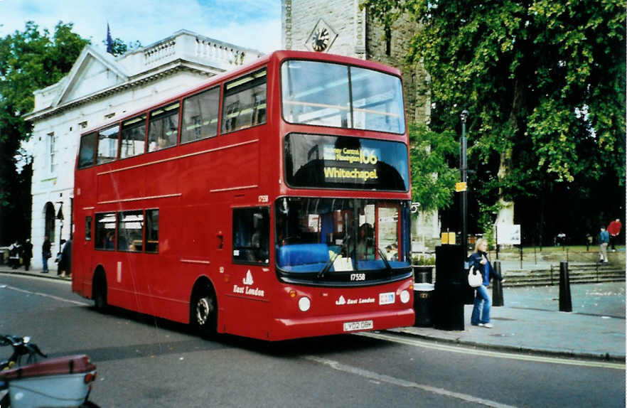(099'118) - East London, London - Nr. 17'558/LY02 OBK - DAF am 25. September 2007 in London, Hackney
