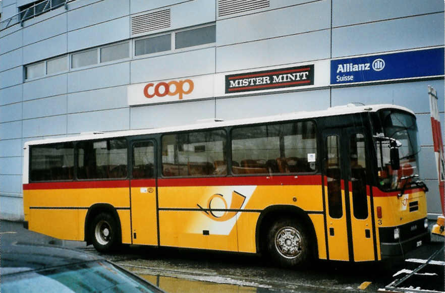 (101'732) - Autotour, Visp - Nr. 3/VS 86'620 - NAW/Lauber (ex Lehner, B�rchen Nr. 3) am 9. Dezember 2007 in Visp, Coop