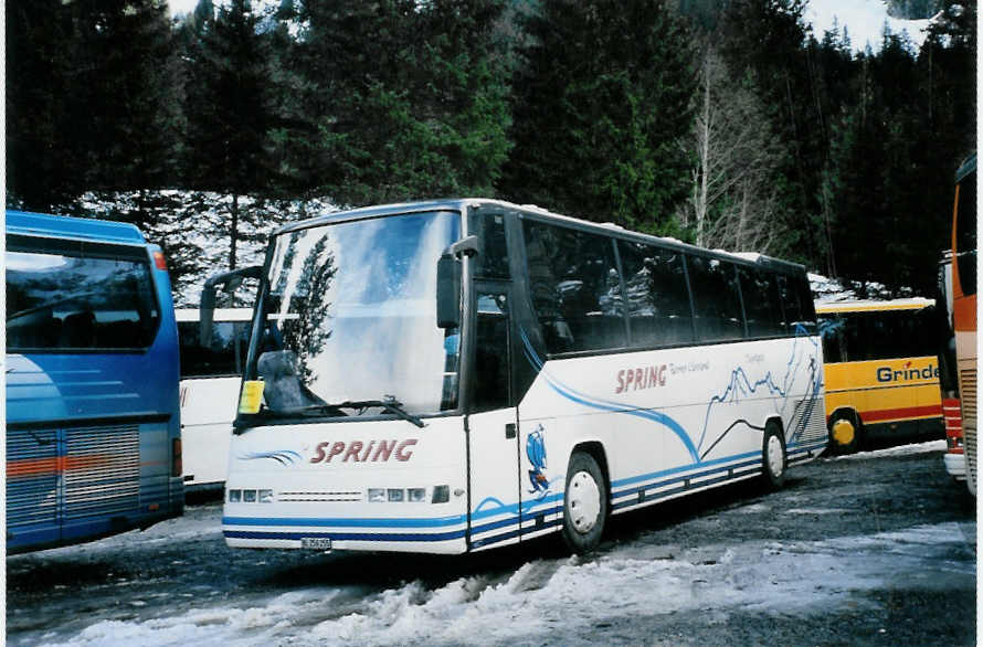 (103'126) - Spring, Schwenden - BE 250'255 - Dr�gm�ller am 6. Januar 2008 in Adelboden, Unter dem Birg