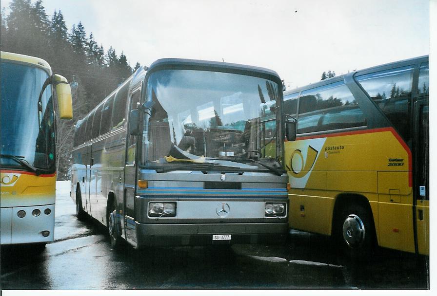 (103'204) - Brander, B�tschwil - SG 3777 - Mercedes am 6. Januar 2008 in Adelboden, Mineralquelle