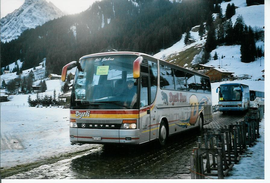 (103'223) - Dysli, Bern - Nr. 25/BE 147'160 - Setra (ex N�vermann, D-Mettmann) am 6. Januar 2008 in Adelboden, Weltcup