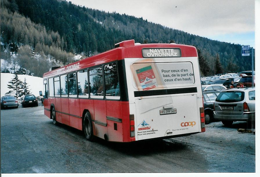 (103'535) - Buchard, Leytron - VS 299'140 - Volvo/R&J (ex Bernmobil, Bern Nr. 106) am 19. Januar 2008 in Ovronnaz, T�l�si�ge