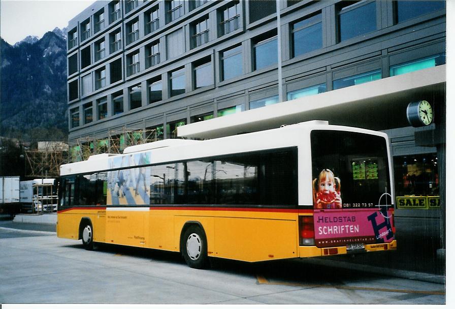 (103'927) - PostAuto Graub�nden - GR 159'345 - Volvo/Hess (ex P 25'676) am 4. September 2008 beim Bahnhof Chur