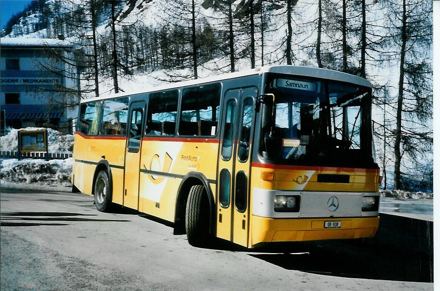(104'415) - Zegg, Samnaun - GR 838 - Mercedes/FHS (ex PostAuto Graub�nden; ex P 23'324) am 19. Februar 2008 in Samnaun, Post