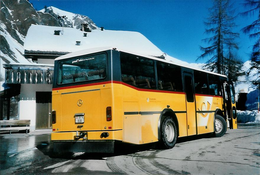 (104'419) - Zegg, Samnaun - GR 838 - Mercedes/FHS (ex PostAuto Graub�nden; ex P 23'324) am 19. Februar 2008 in Samnaun, Post
