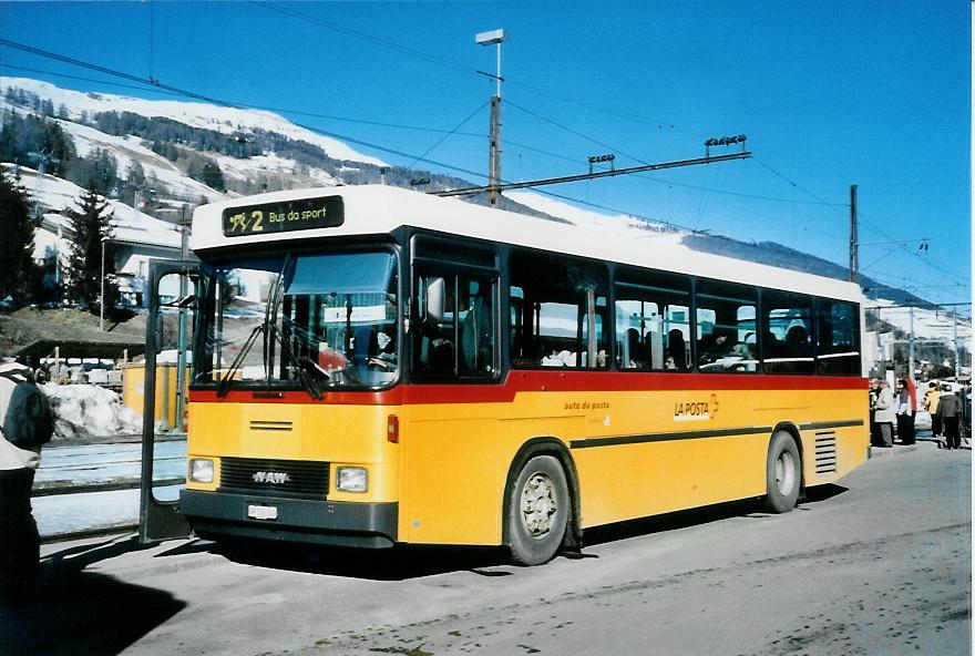 (104'426) - PostAuto Graub�nden - GR 102'340 - NAW/Hess (ex P 24'456) am 19. Februar 2008 beim Bahnhof Scuol-Tarasp