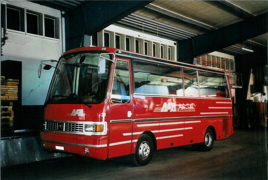 (104'620) - AFA Adelboden - Nr. 31/BE 26'774 - Setra (ex Nr. 10; ex Fr�hlich, Z�rich) am 24. Februar 2008 im Autobahnhof Adelboden