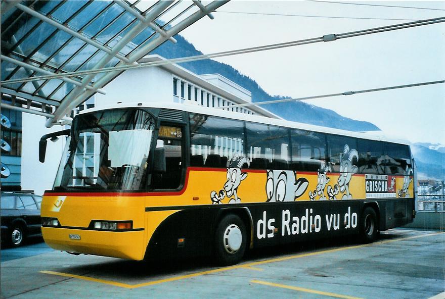 (104'720) - PostAuto Graub�nden - GR 159'347 - Neoplan (ex P 25'139) am 1. M�rz 2008 in Chur, Postautostation
