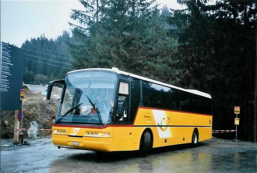 (104'726) - PostAuto Graub�nden - GR 159'349 - Neoplan (ex P 25'166) am 1. M�rz 2008 in Laax, Murschetg