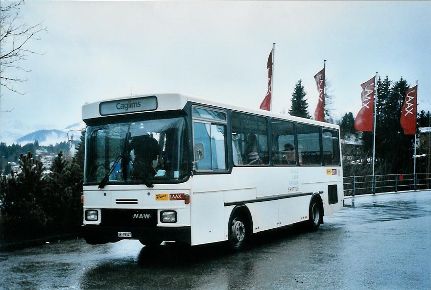 (104'735) - Stuppan, Flims - GR 99'347 - NAW/Hess (ex Niederer, Filzbach Nr. 18; ex ZVB Zug Nr. 47) am 1. M�rz 2008 in Flims, Bergbahnen