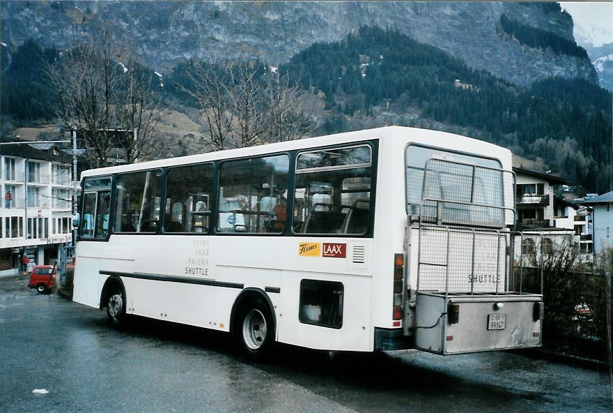 (104'736) - Stuppan, Flims - GR 99'347 - NAW/Hess (ex Niederer, Filzbach Nr. 18; ex ZVB Zug Nr. 47) am 1. M�rz 2008 in Flims, Bergbahnen