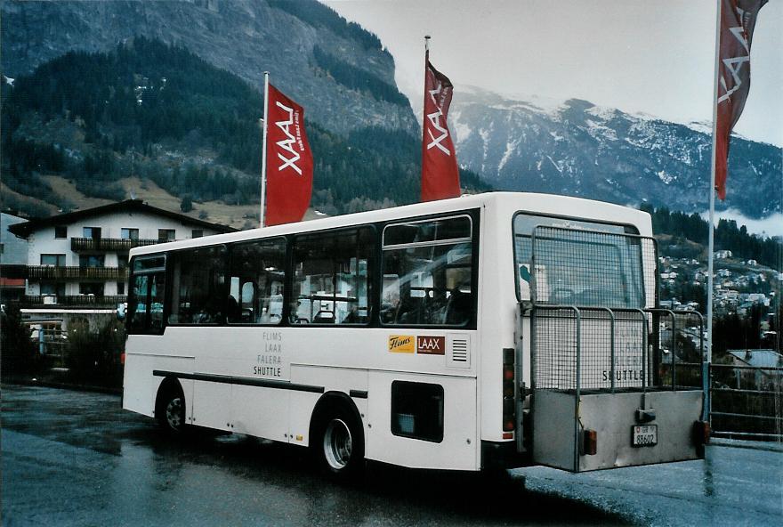 (104'802) - Stuppan, Flims - GR 88'602 - NAW/Hess (ex Niederer, Filzbach Nr. 12; ex ZVB Zug Nr. 41) am 1. M�rz 2008 in Flims, Bergbahnen