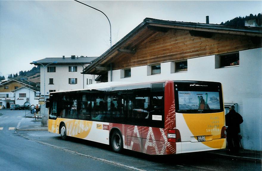 (104'809) - Stuppan, Flims - GR 64'143 - MAN am 1. M�rz 2008 in Laax, Post