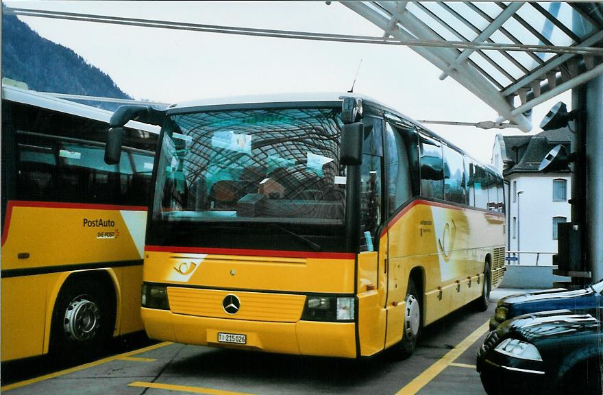(104'812) - AutoPostale Ticino - TI 215'026 - Mercedes (ex P 25'230) am 1. M�rz 2008 in Chur, Postautostation
