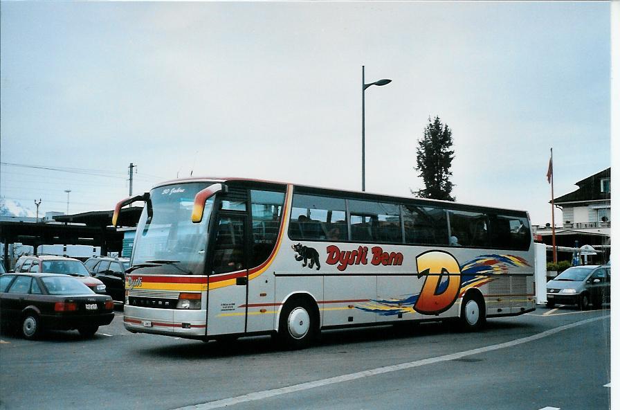 (104'913) - Dysli, Bern - Nr. 21/BE 49'871 - Setra (ex Fass, D-Wilhelmshaven) am 7. M�rz 2008 beim Bahnhof Thun
