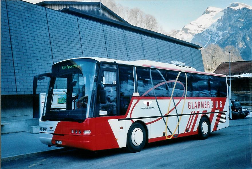 (104'925) - AS Engi - Nr. 10/GL 7710 - Neoplan am 9. M�rz 2008 in Elm, Sportbahnen