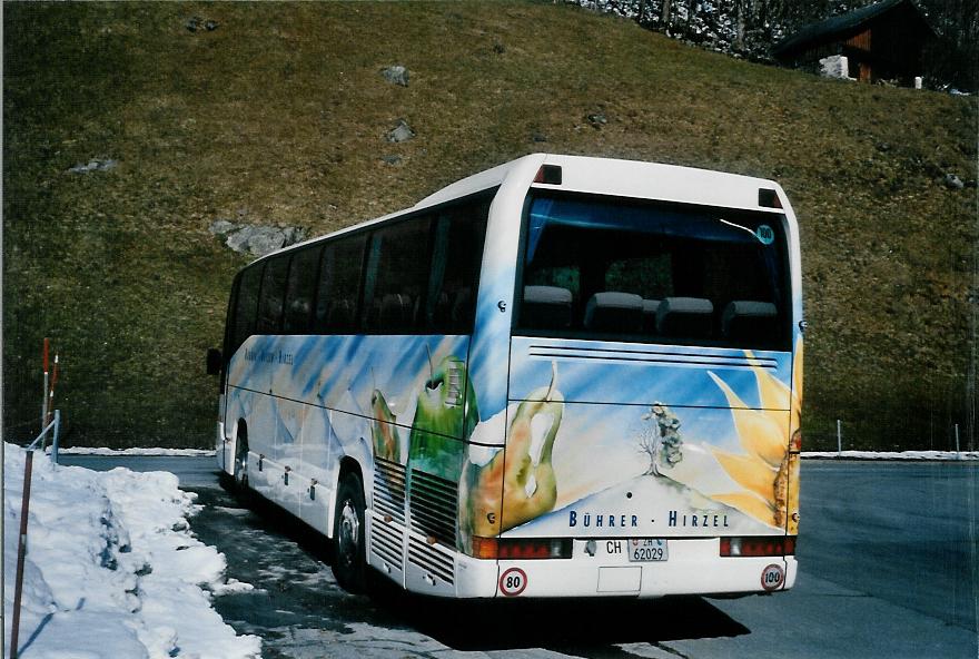 (104'926) - B�hrer, Hirzel - ZH 62'029 - Mercedes am 9. M�rz 2008 in Elm, Mineralquelle