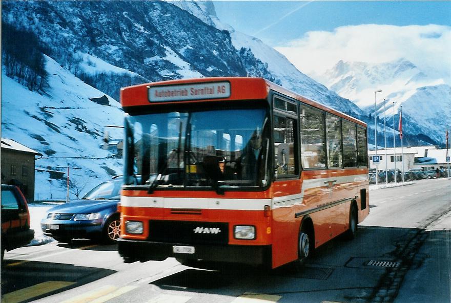 (104'927) - AS Engi - Nr. 8/GL 7708 - NAW/Hess (ex ZVB Zug Nr. 42) am 9. M�rz 2008 in Elm, Obermoos