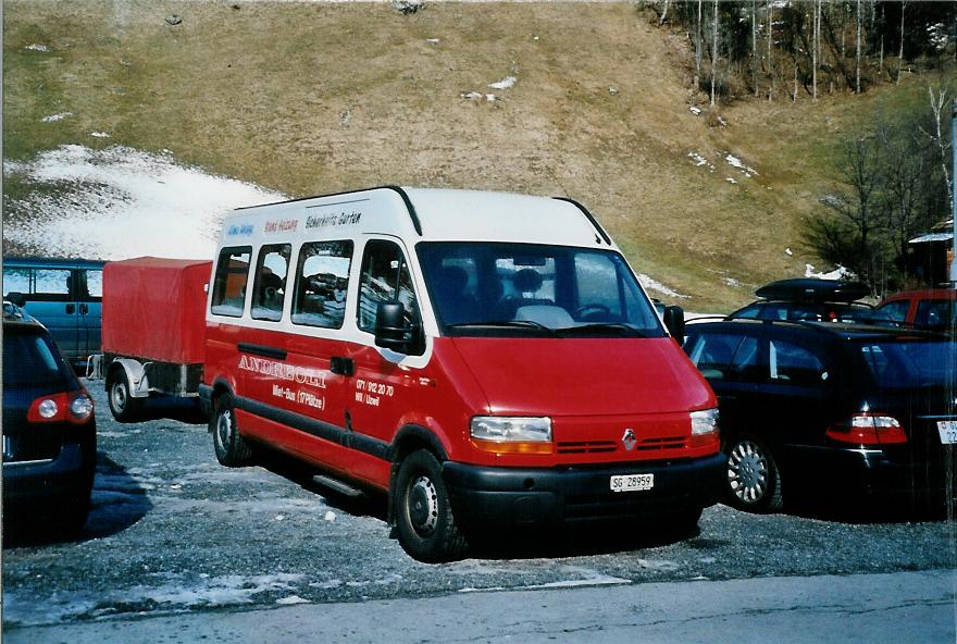 (104'932) - Andreoli, Wil - SG 28'959 - Renault am 9. M�rz 2008 in Elm, Sportbahnen