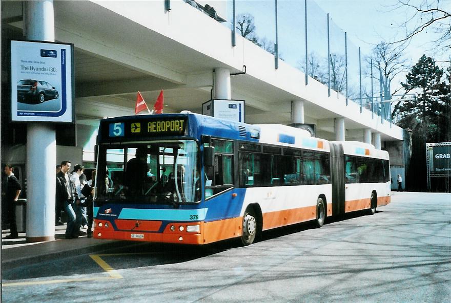 (105'117) - TPG Gen�ve - Nr. 379/GE 96'459 - Volvo am 15. M�rz 2008 in Gen�ve, Palexpo