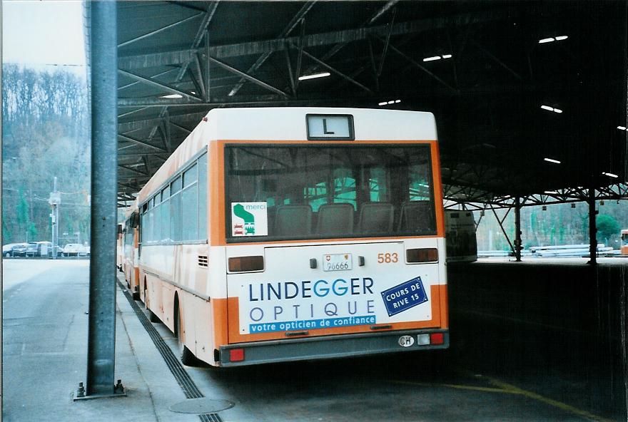 (105'216) - TPG Gen�ve - Nr. 583/GE 96'666 - Mercedes am 15. M�rz 2008 in Gen�ve, D�p�t