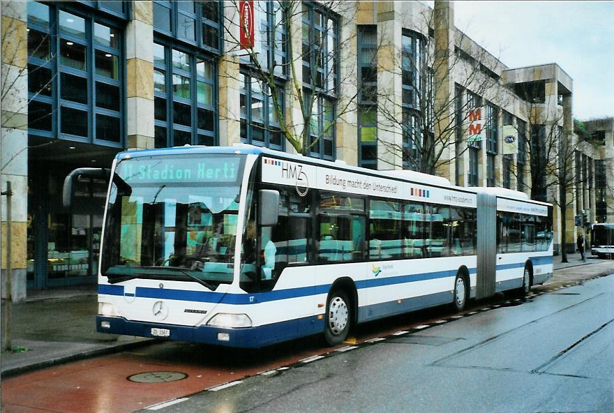 (105'326) - ZVB Zug - Nr. 17/ZG 3367 - Mercedes am 17. M�rz 2008 in Zug, Metalli
