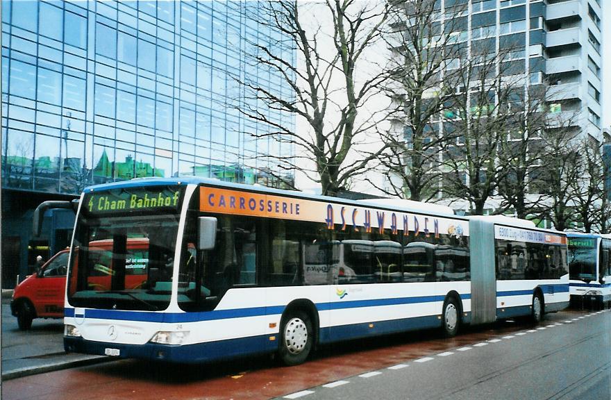 (105'328) - ZVB Zug - Nr. 24/ZG 3374 - Mercedes am 17. M�rz 2008 in Zug, Metalli