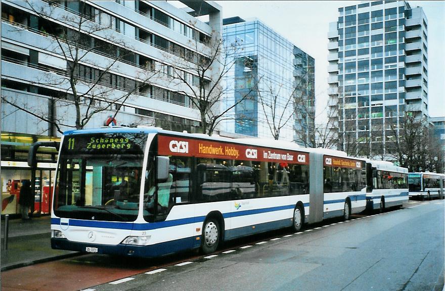 (105'331) - ZVB Zug - Nr. 23/ZG 3373 - Mercedes am 17. M�rz 2008 in Zug, Metalli