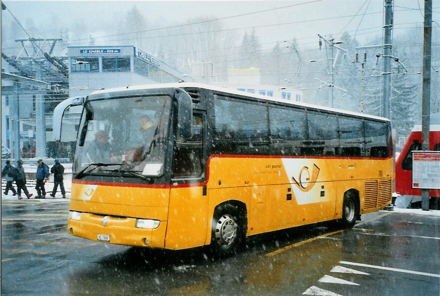 (105'518) - TMR Martigny - VS 7898 - Renault (ex Perrodin-M�tral, Le Ch�ble) am 21. M�rz 2008 beim Bahnhof Le Ch�ble