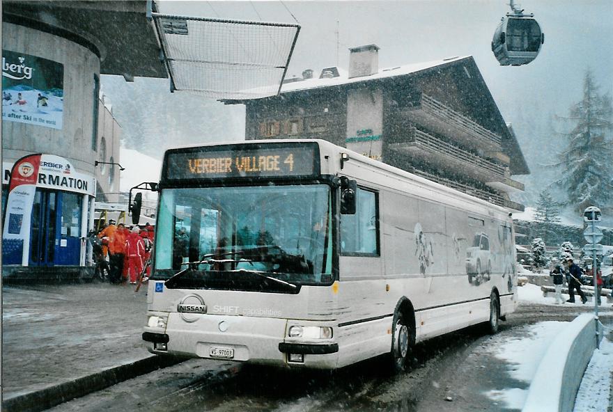 (105'520) - TMR Martigny - Nr. 110/VS 97'003 - Irisbus am 21. M�rz 2008 in Verbier, Medran
