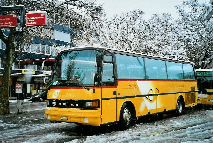 (105'625) - Buchard, Leytron - Nr. 101/VS 209'784 - Setra (ex P 24'339) am 21. M�rz 2008 beim Bahnhof Sion
