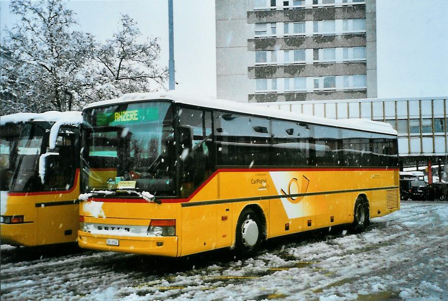 (105'627) - Constantin, Arbaz - VS 1774 - Setra am 21. M�rz 2008 beim Bahnhof Sion