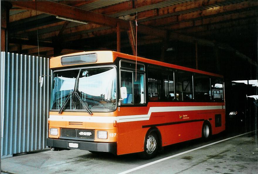 (105'716) - ZVB Zug - Nr. 137/ZG 67'637 - NAW/Hess (ex Nr. 45) am 23. M�rz 2008 in Zug, Garage