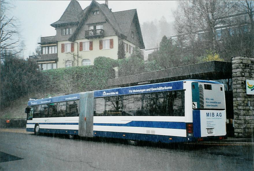 (105'731) - ZVB Zug - Nr. 1/ZG 3351 - Mercedes/Hess am 23. M�rz 2008 in Zug, Sch�negg