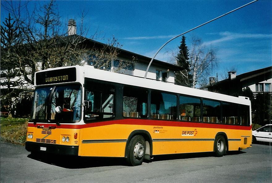 (106'018) - Lengacher, M�nsingen - Nr.  12 /BE 359'077 - Volvo/R&J (ex Steiner, Ortschwaben Nr. 12) am 30. M�rz 2008 in Kirchdorf, Garage