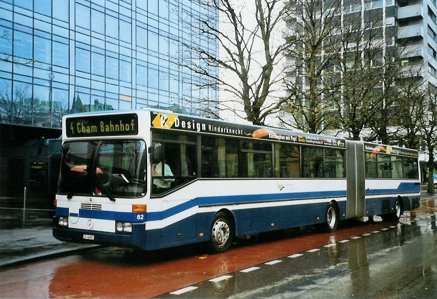 (106'102) - ZVB Zug - Nr. 82/ZG 46'082 - Mercedes am 31. M�rz 2008 in Zug, Metalli