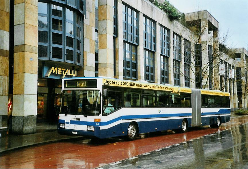 (106'103) - ZVB Zug - Nr. 84/ZG 46'084 - Mercedes am 31. M�rz 2008 in Zug, Metalli