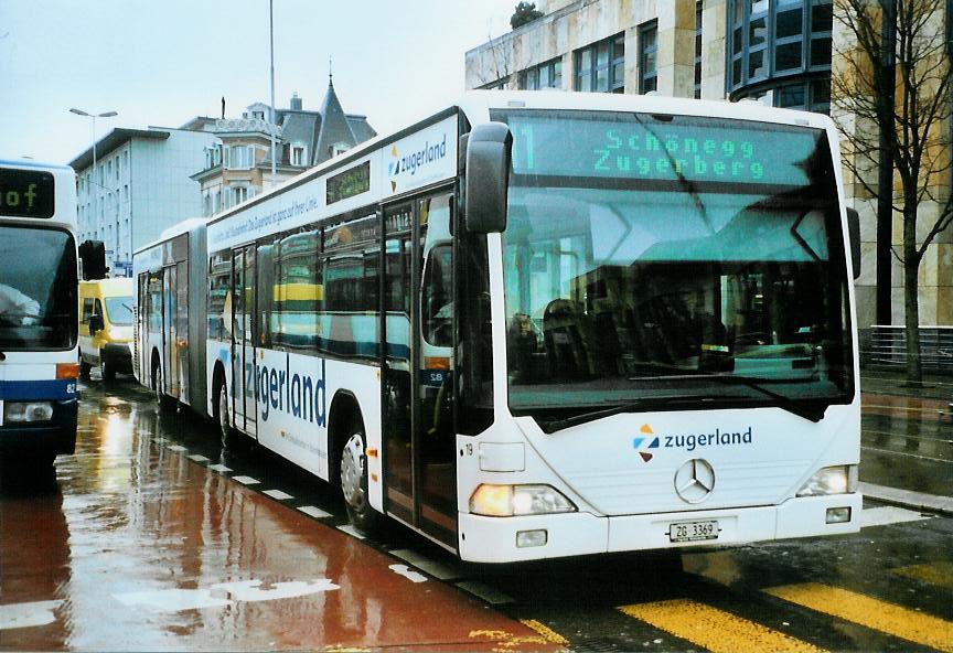 (106'104) - ZVB Zug - Nr. 19/ZG 3369 - Mercedes am 31. M�rz 2008 in Zug, Metalli