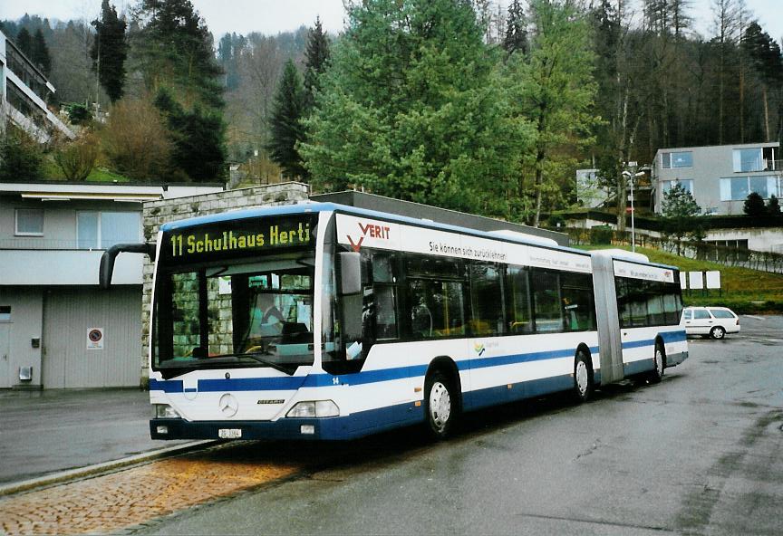 (106'107) - ZVB Zug - Nr. 14/ZG 3364 - Mercedes am 31. M�rz 2008 in Zug, Sch�negg