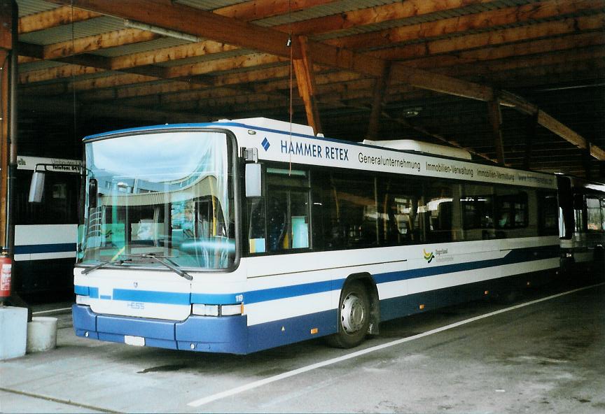 (106'116) - ZVB Zug - Nr. 119/ZG 3379 - Scania/Hess (ex Nr. 19) am 31. M�rz 2008 in Zug, Garage