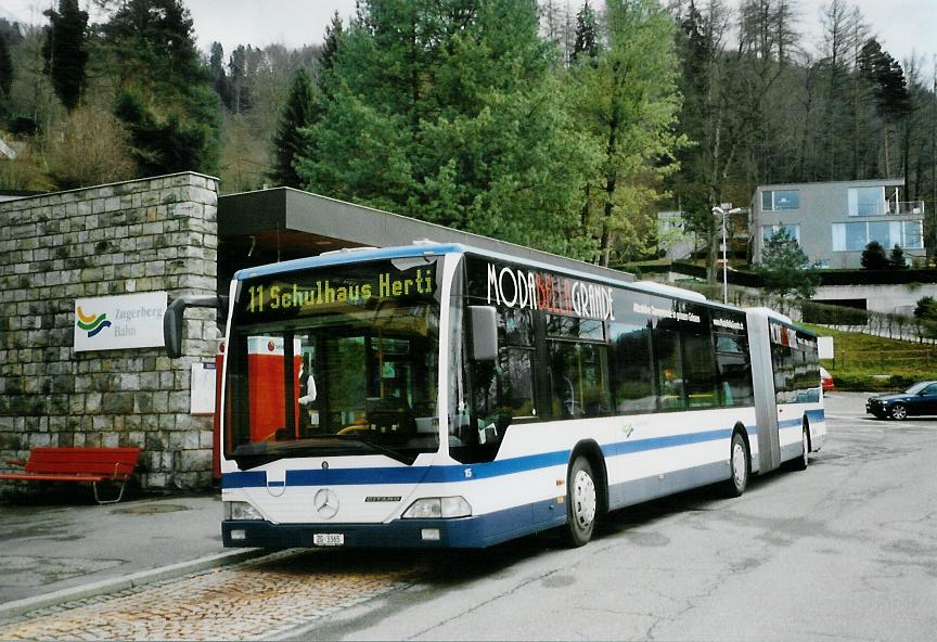 (106'123) - ZVB Zug - Nr. 15/ZG 3365 - Mercedes am 31. M�rz 2008 in Zug, Sch�negg